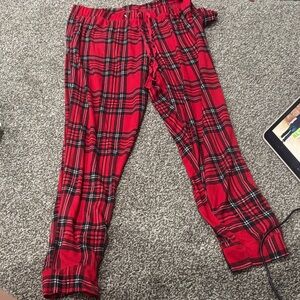 Plaid Red Kids Pajama Pants